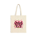 Pink October Cotton Canvas Tote Bag