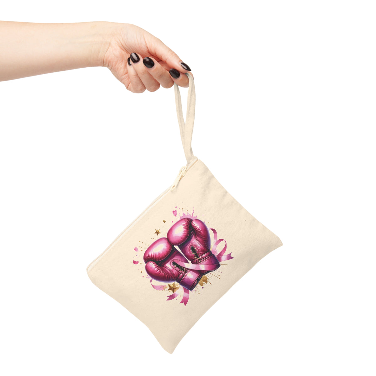Pink October Gloves Accessory Zipper Pouch